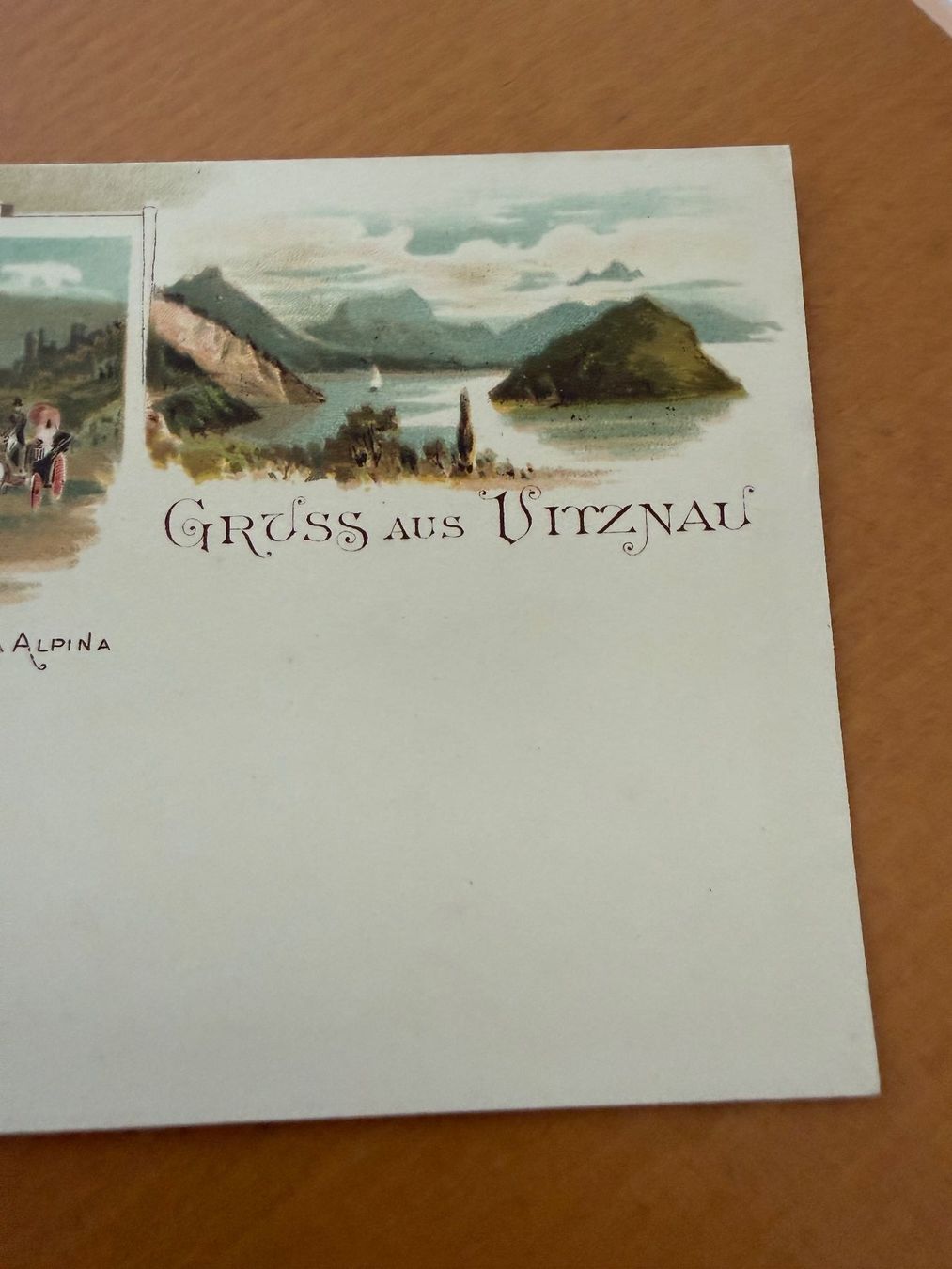 Ansichtskarten: Vitznau, Gruss aus..., Chromolitho – Gebraucht aus Fehraltorf von bruggin 2