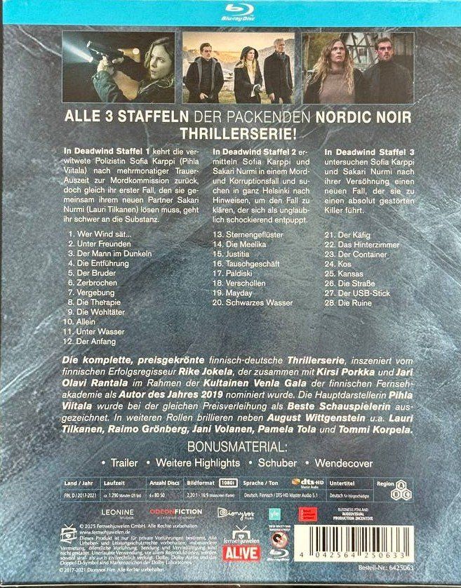 Tutti i DVDs: Deadwind - Gesamtedition - Blu-ray - Alle Staffeln TOP! – Usato da Beringen venduto da Mantafisch1 1