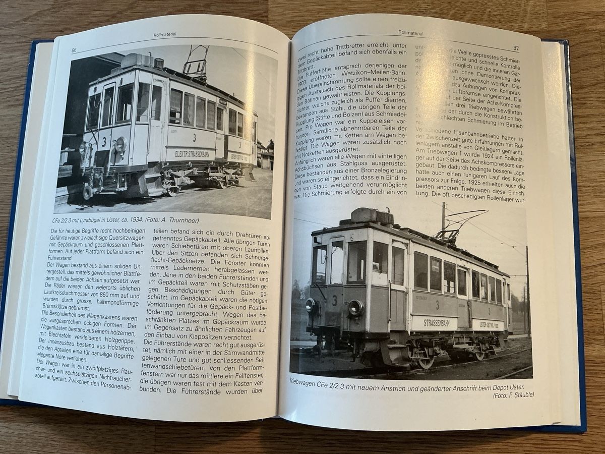 Libri: Buch: Elektrische Strassenbahn Uster-Oetwil  – Usato da Ebmatingen venduto da Toeggeli 2