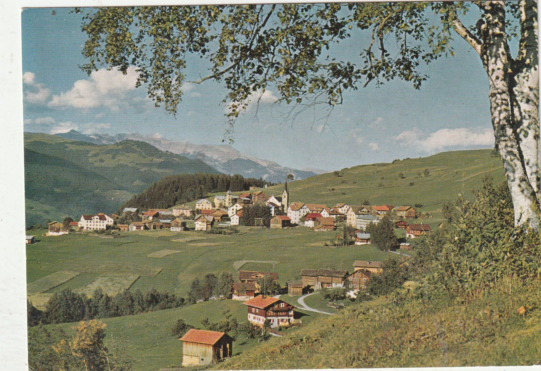 Ansichtskarten: Obersaxen um 1960 – Gebraucht aus Lumbrein von made02