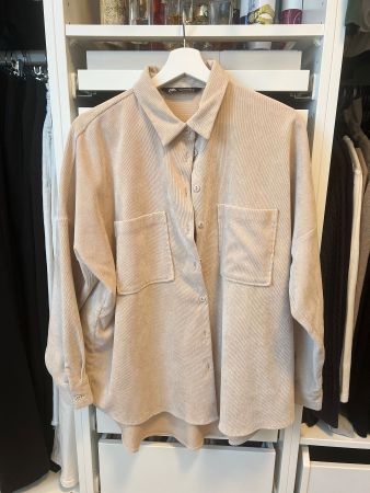 Zara beige Hemdbluse