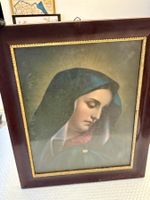 💚 BIEDERMEIER-RAHMEN MATER DOLOROSA PFARRER WIDMER BAAR🇨🇭