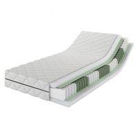 Matratze 180x210x20 - KAKOM - H4 - 7-Zonen