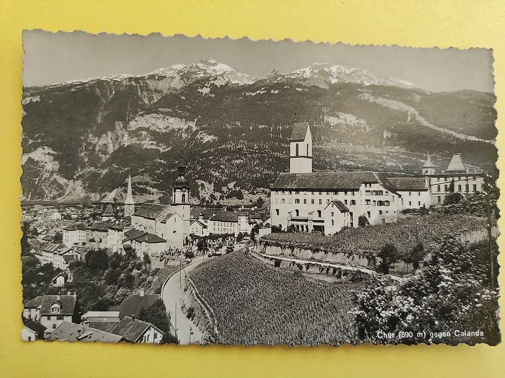 Ansichtskarten: AK Chur gegen Calanda – Neu (gemäss Beschreibung) aus chur von Hmars