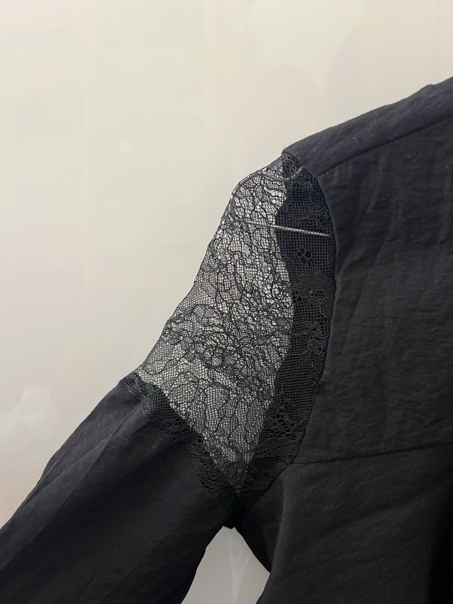 Mango Camicette: Mango, Bluse mit Spitze, Schwarz, S – Usato da Grindelwald venduto da wand_24 3