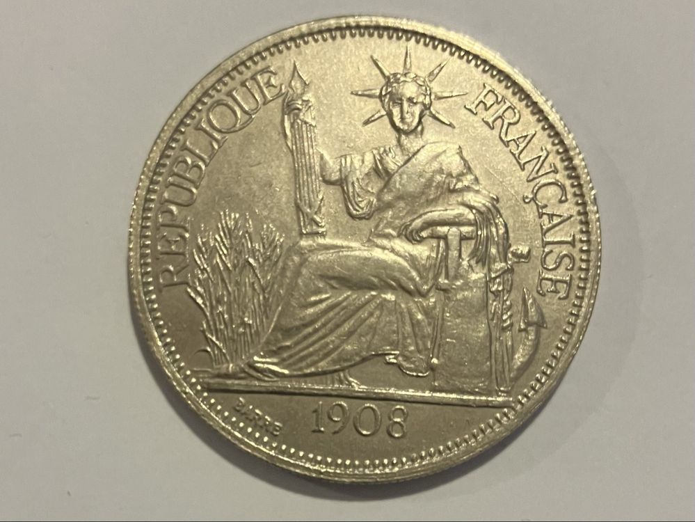 Französisch Indochina Piaster Silbermünze (Gebraucht) in Bauma für CHF ...