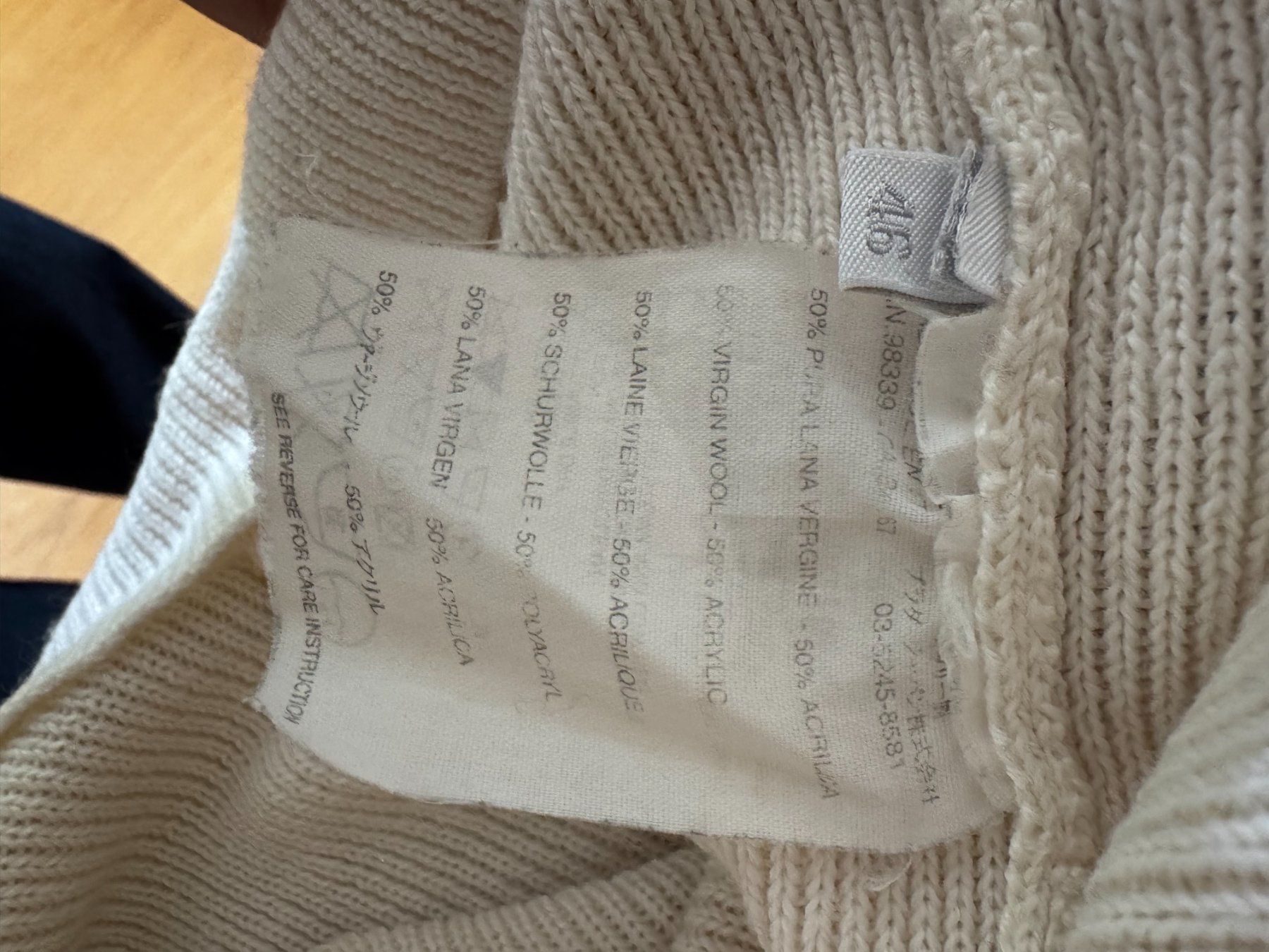 Miu Miu Maglioni & Felpe: Miu Miu Pullover Statement-Kragen Creme Gr. M (38) – Usato da Winterthur venduto da sallawong 3