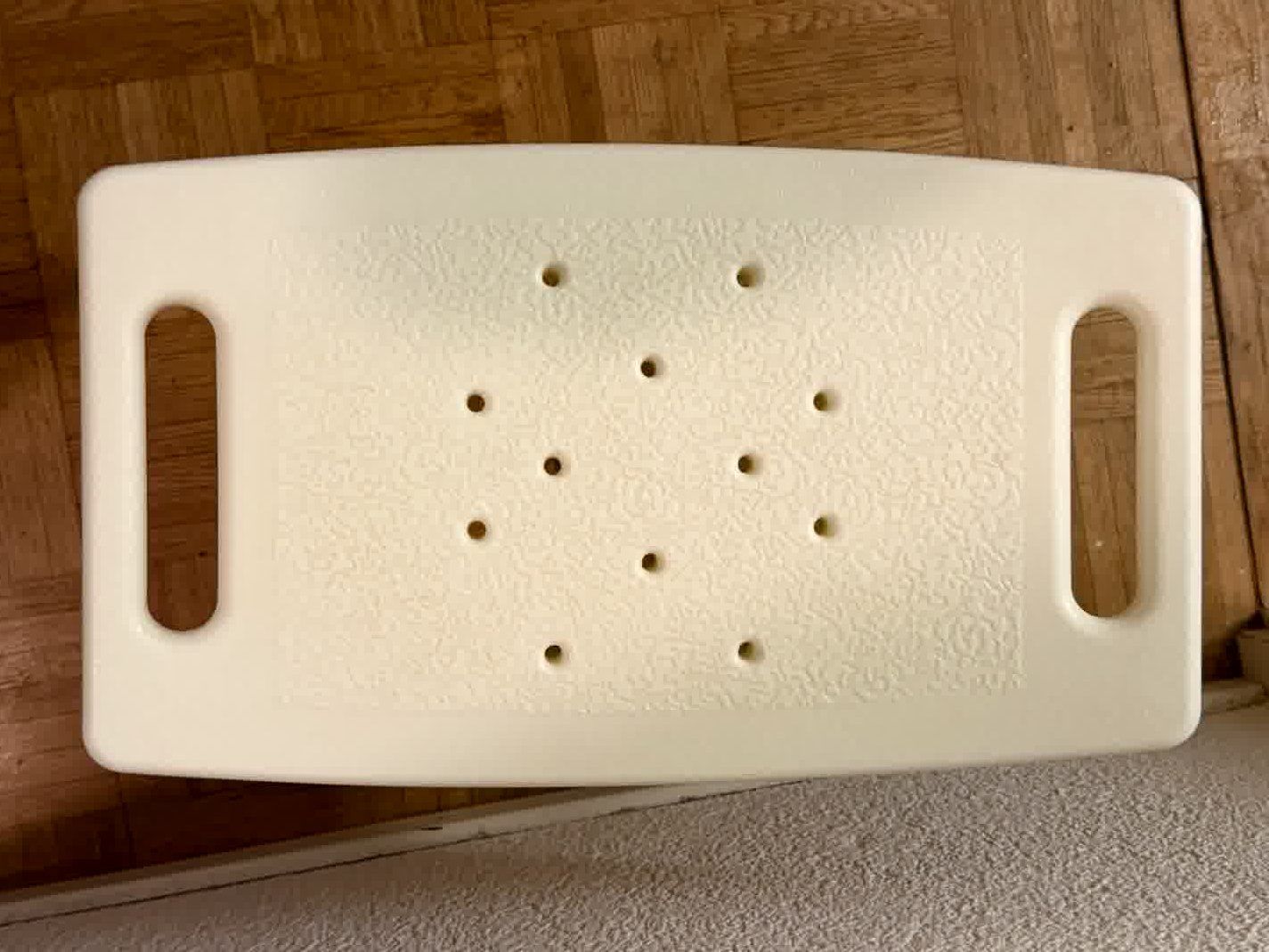 Sgabelli: Duschhocker weiss Kunststoff 50x30 cm – Usato da Zürich venduto da dojoal64