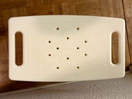 Duschhocker weiss Kunststoff 50x30 cm