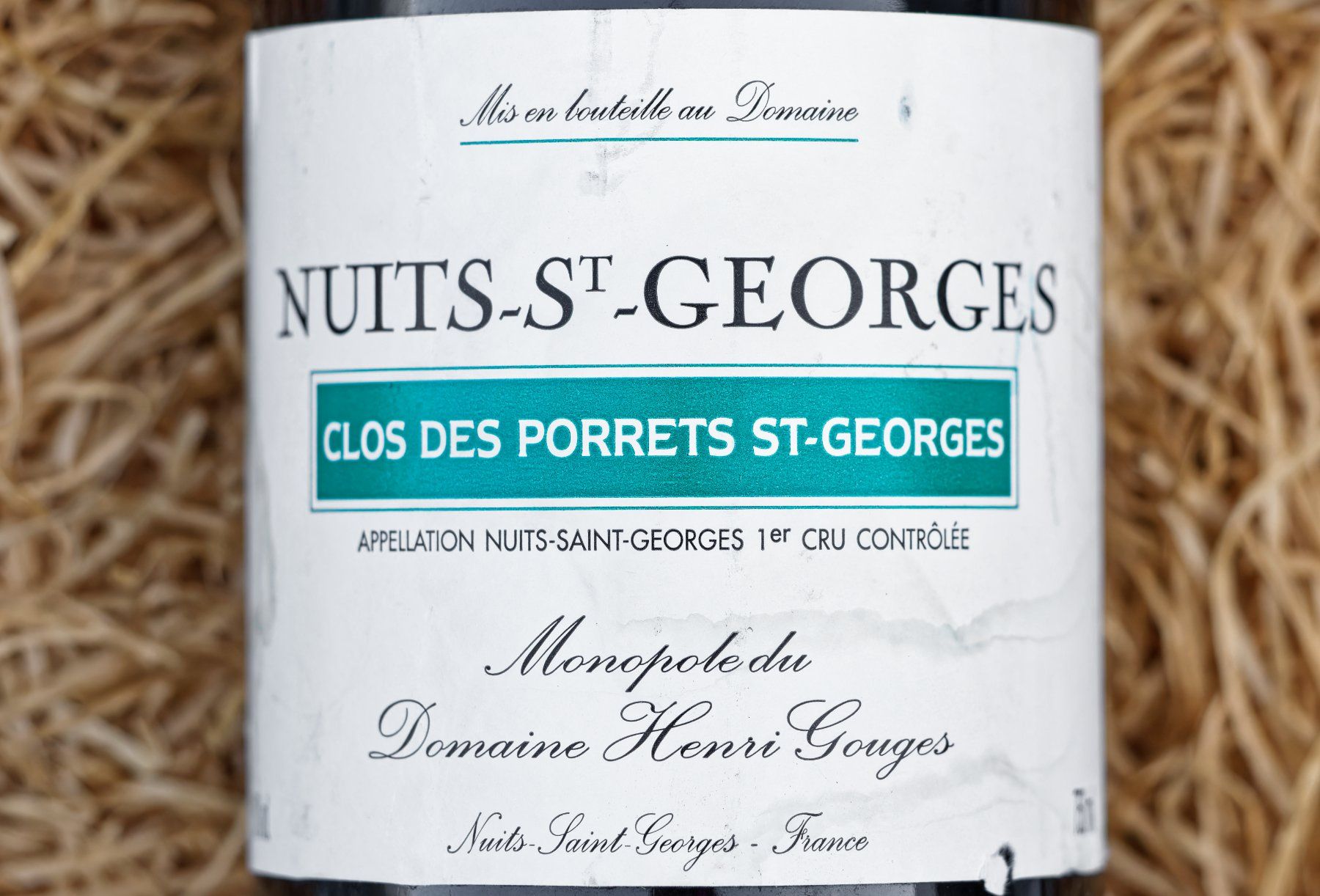 Vins: NUITS-SAINT-GEORGES - 2009 "Clos des Porrets" H. Gouges – D'occasion à Onex par gonsla