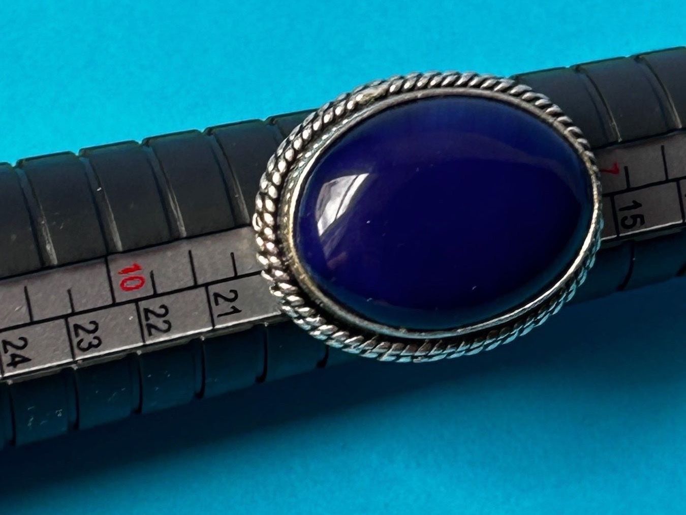 Anelli: Fingerring BLAU (58) – Usato da Basel venduto da bellespirit 6