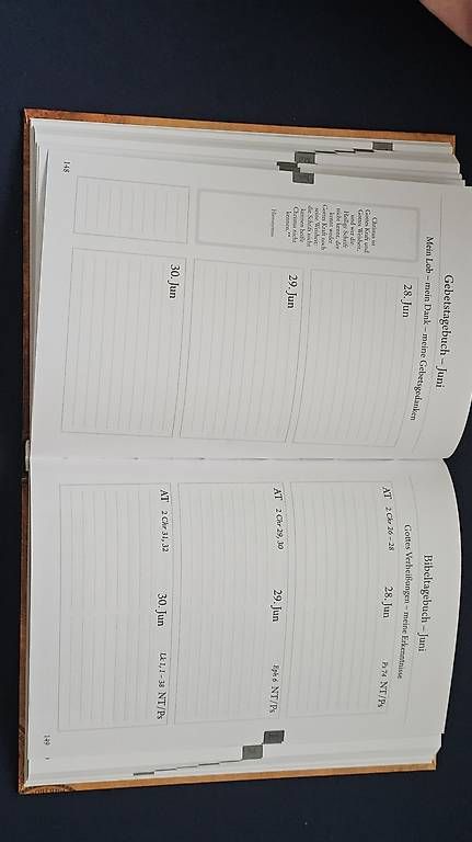 Bücher: EIN BIEBEL GEBETS TAGEBUCH – Gebraucht aus Lupfig von cobra1172