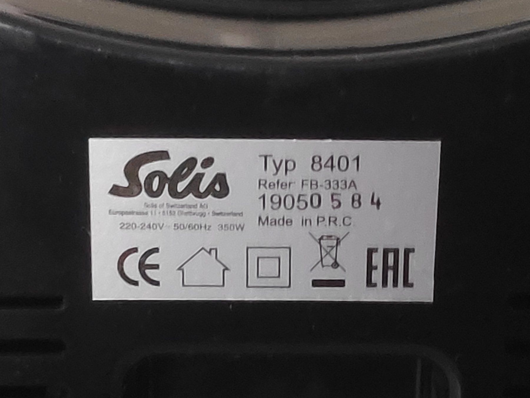 Solis Küchengeräte: Solis Slice & More Type 8401 - Multizerkleinerer – Neu (gemäss Beschreibung) aus Sirnach von Trekk64 6