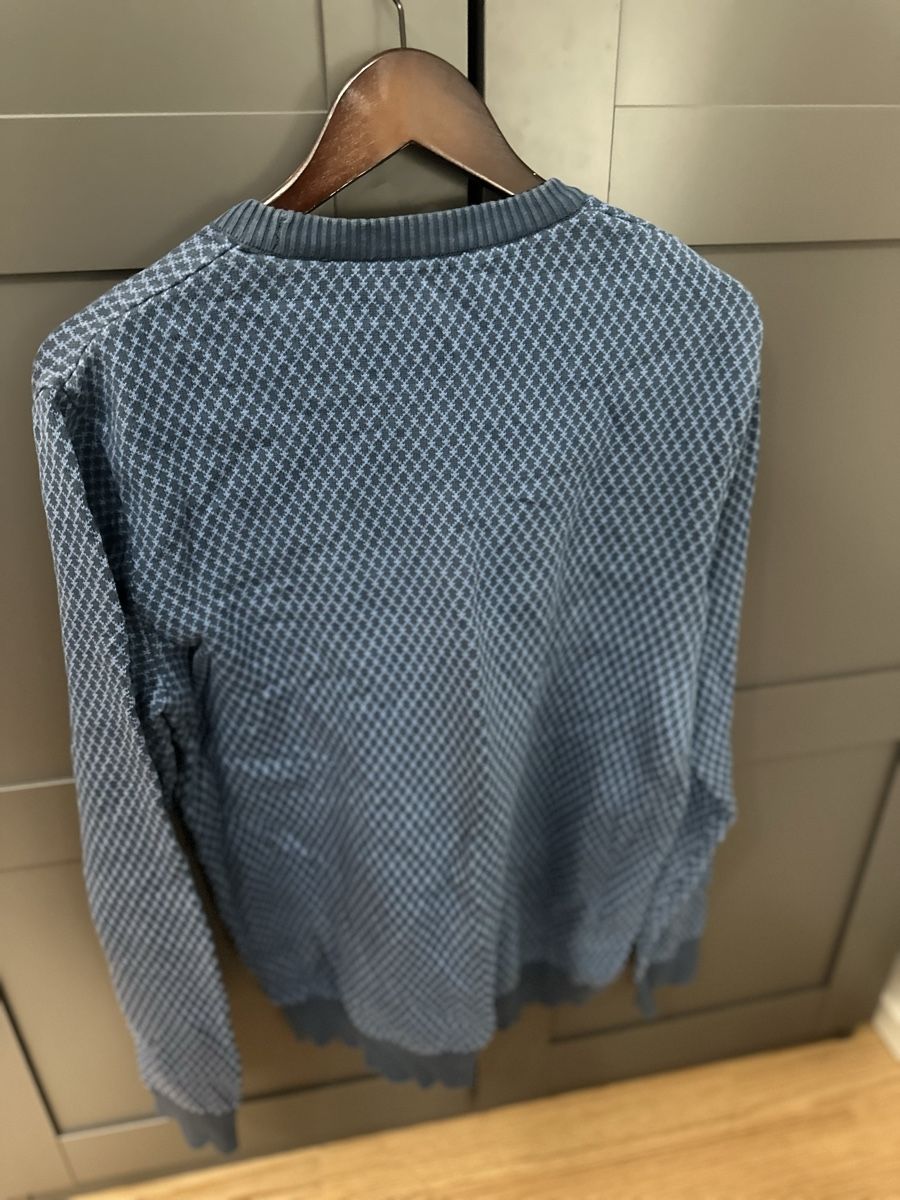 Maglioni & Felpe: Herren Pullover blau 100% Baumwolle XL – Usato da Zürich venduto da Essences 1