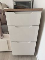 Kommode Schubladen Weiss Holzoptik