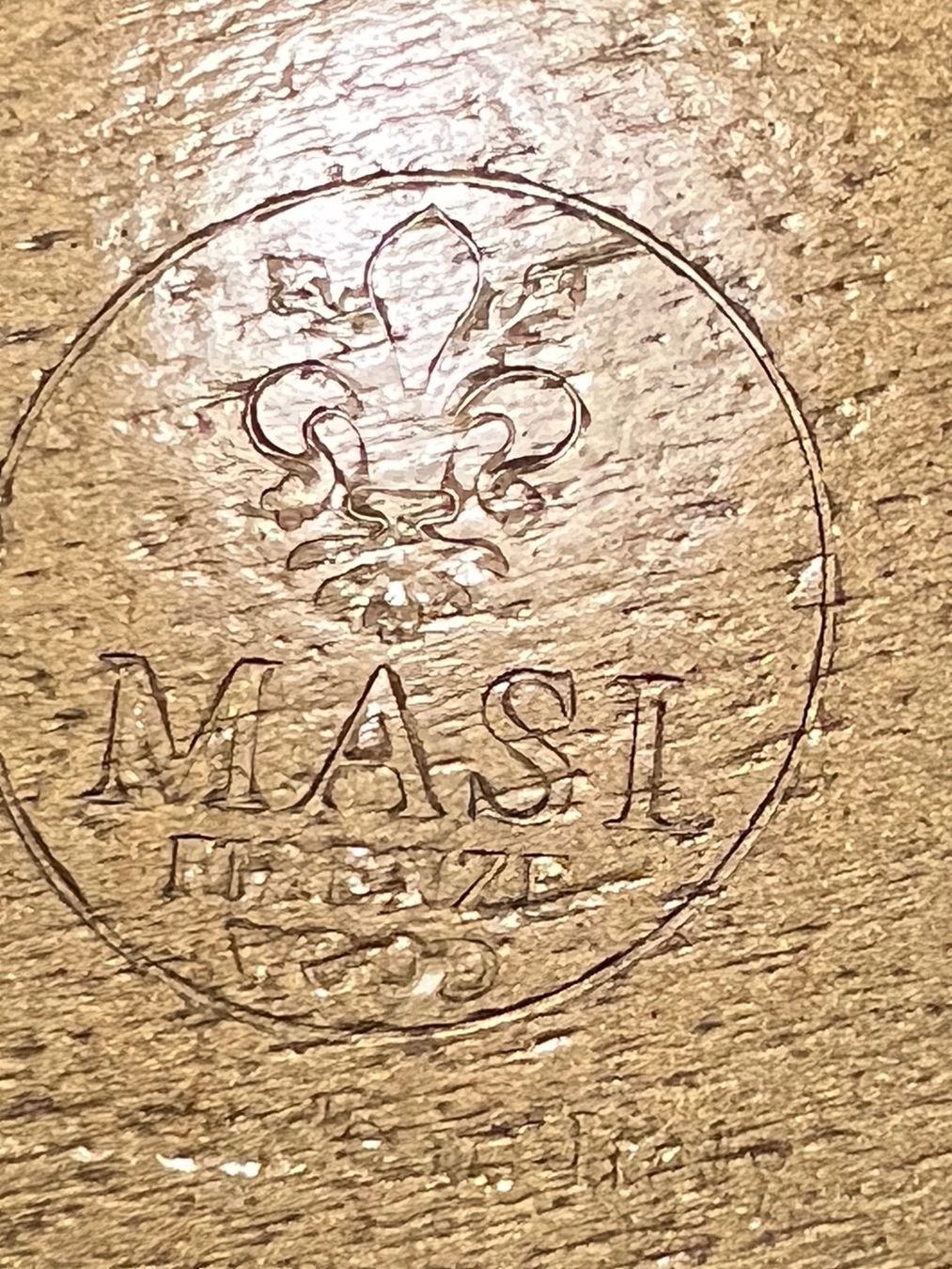 Servierplatten: Grosses Florentiner Servier-Tablett - Vintage MASI Firenze – Gebraucht aus Mönchaltorf von lubusc 5