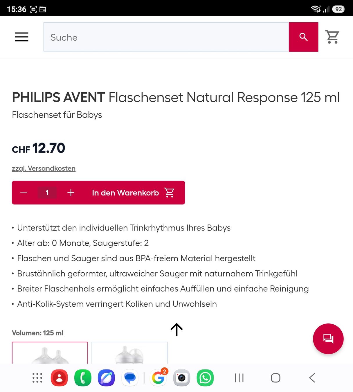 Avent Pasti del neonato: Philips Avent Babyflaschen 2er Set – Nuovo e nell'imballaggio originale da Wikon venduto da Speedy_li 2