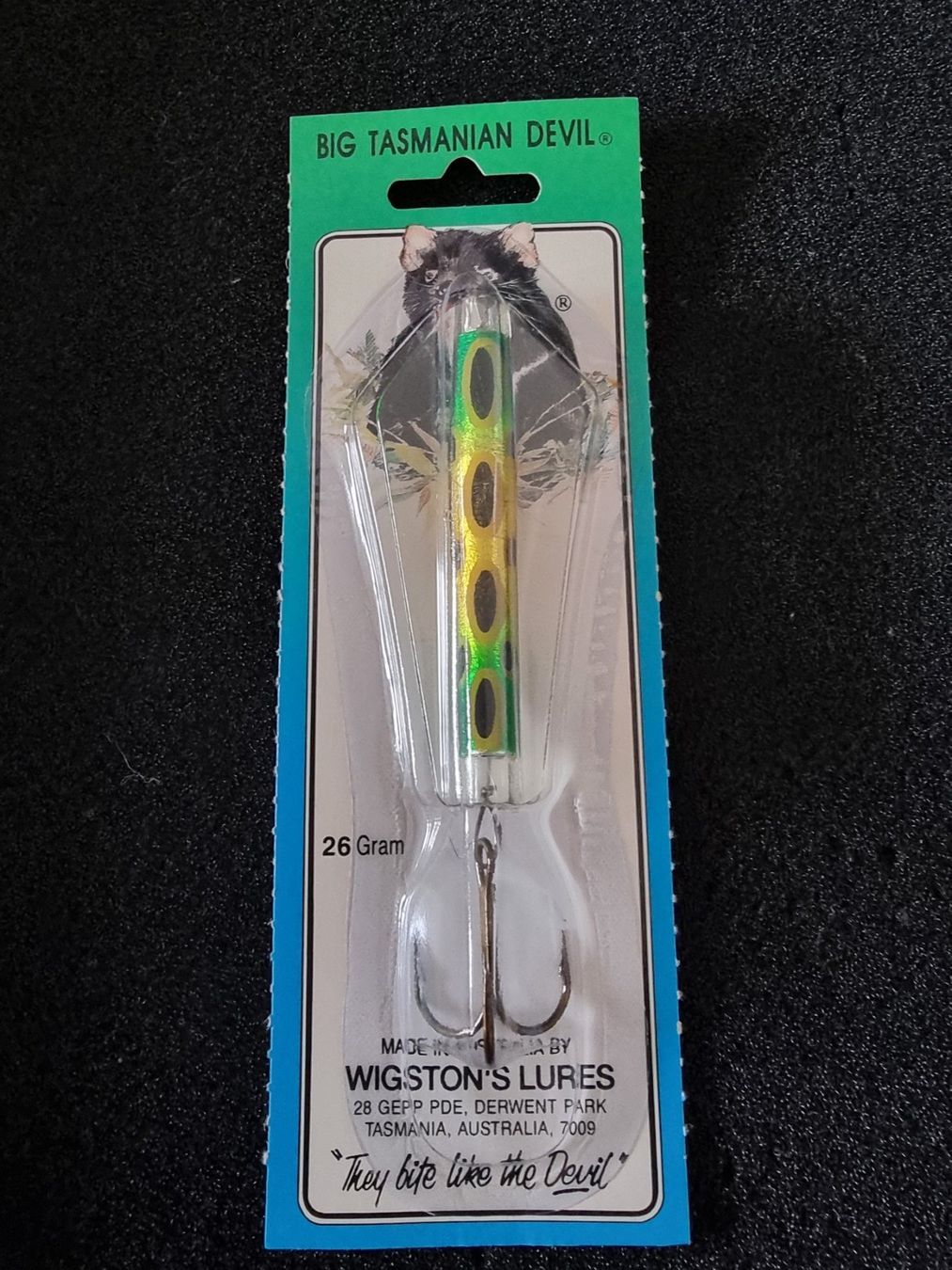 Esche: Angelköder Big Tasmanian Devil 75mm 26g Inline Löffel – Nuovo e nell'imballaggio originale da Abtwil SG venduto da Fischerei_Artikel
