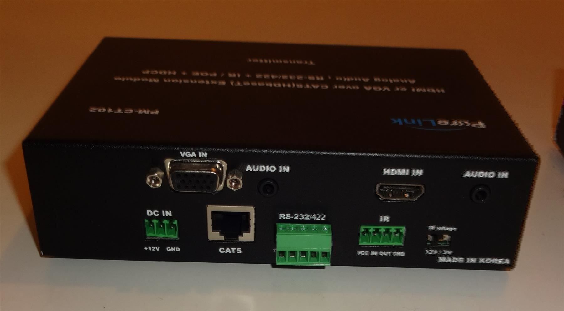 Convertitori: PureLink HDMI CatX HDBaseT Extender – Usato da St. Gallen venduto da WWL 5