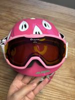 Alpina Grap Junior Skihelm mit Brille Grösse 51-54 cm