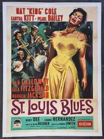 Extrem seltenes Original-Filmplakat St. Louis Blues, 1958