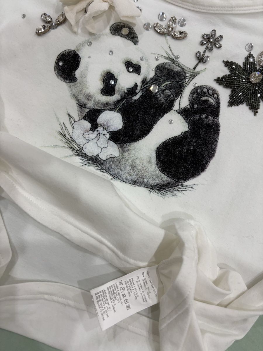 Canottiere & Pantaloni: Maglia con Panda – Nuovo (secondo la descrizione) da Losone venduto da Tilly-nb7t 2
