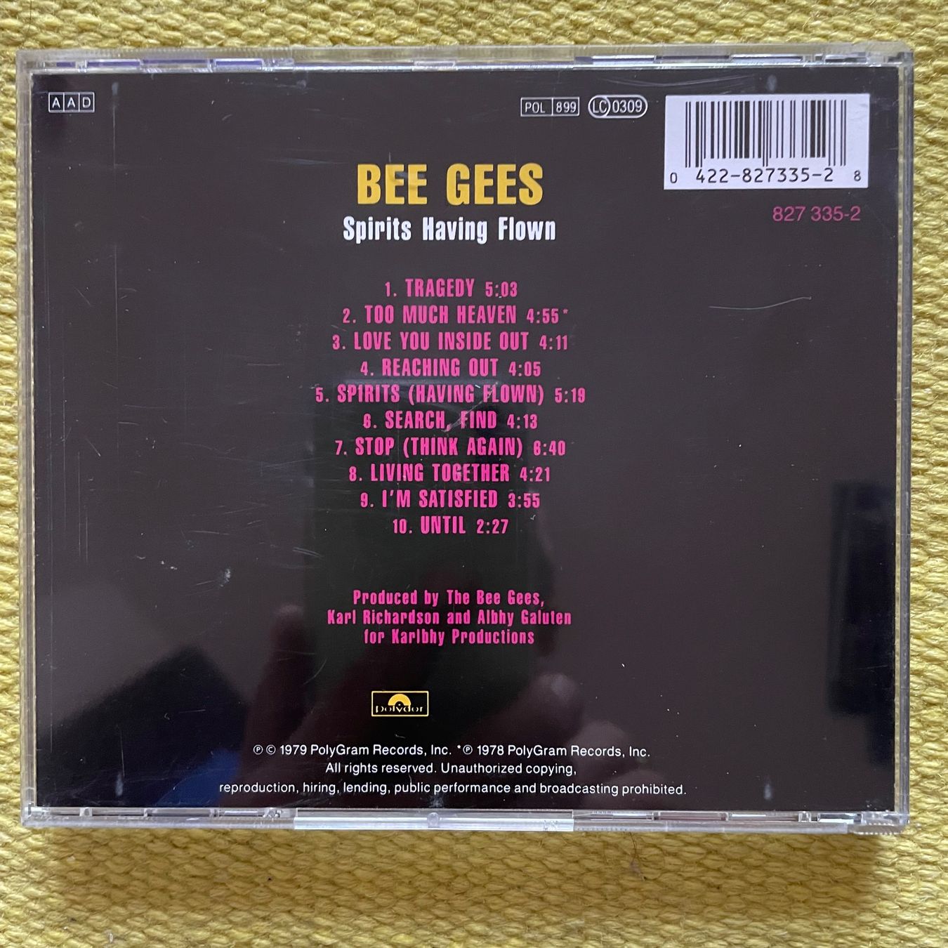 CD: BEE GEES-SPIRITS HAVING FLOWN – Usato da Rorschacherberg venduto da CD-Roli 1