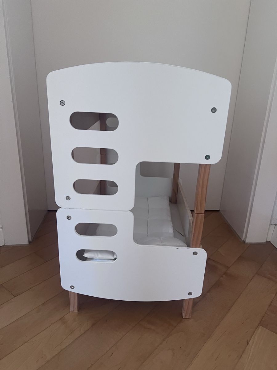 Giocattoli: Lit superposé pour poupées bois blanc – Usato da Zürich venduto da evebleu 4