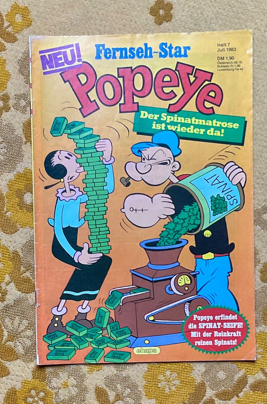 Fumetti: Popeye der Seemann Heft Nr 7 von 1983 – Usato da Endingen venduto da nathan05