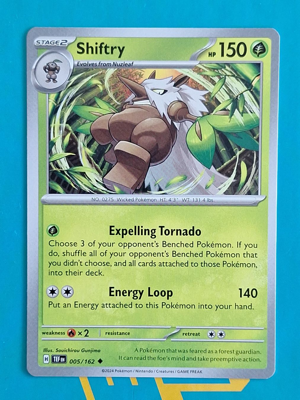 Pokémon Carte collezionabili: Shiftry - Temporal Forces Pokemon - #7.1 – Usato da Altstätten SG venduto da GGsGameshop