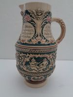 Alter Keramikkrug mit Engel Relief - 2.7 Liter