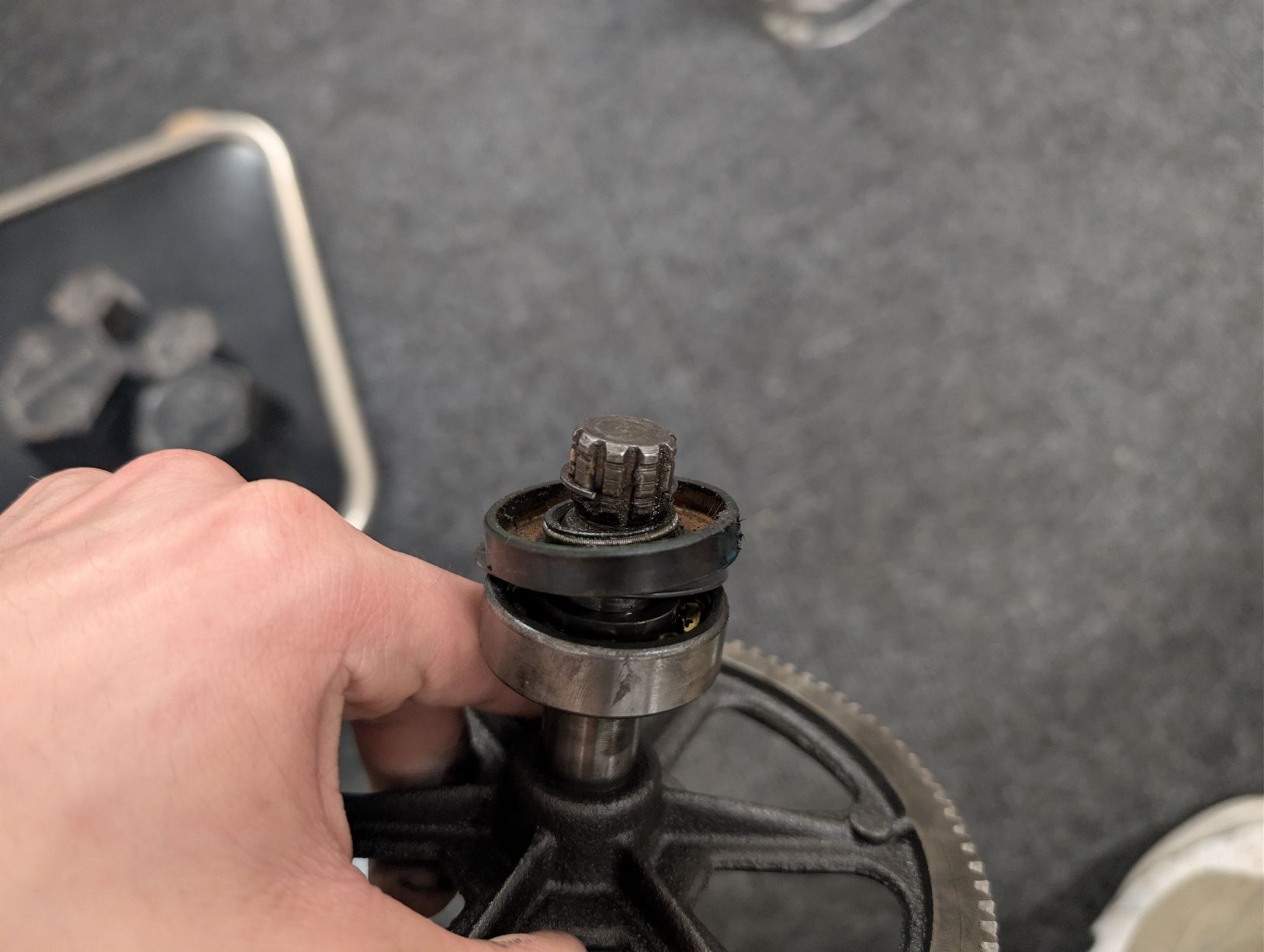 Puch Parti ricambio per ciclomotori: Puch E50 Getrieberad 96Z 4 Lager – Usato da Mellingen venduto da Mech-Service 3