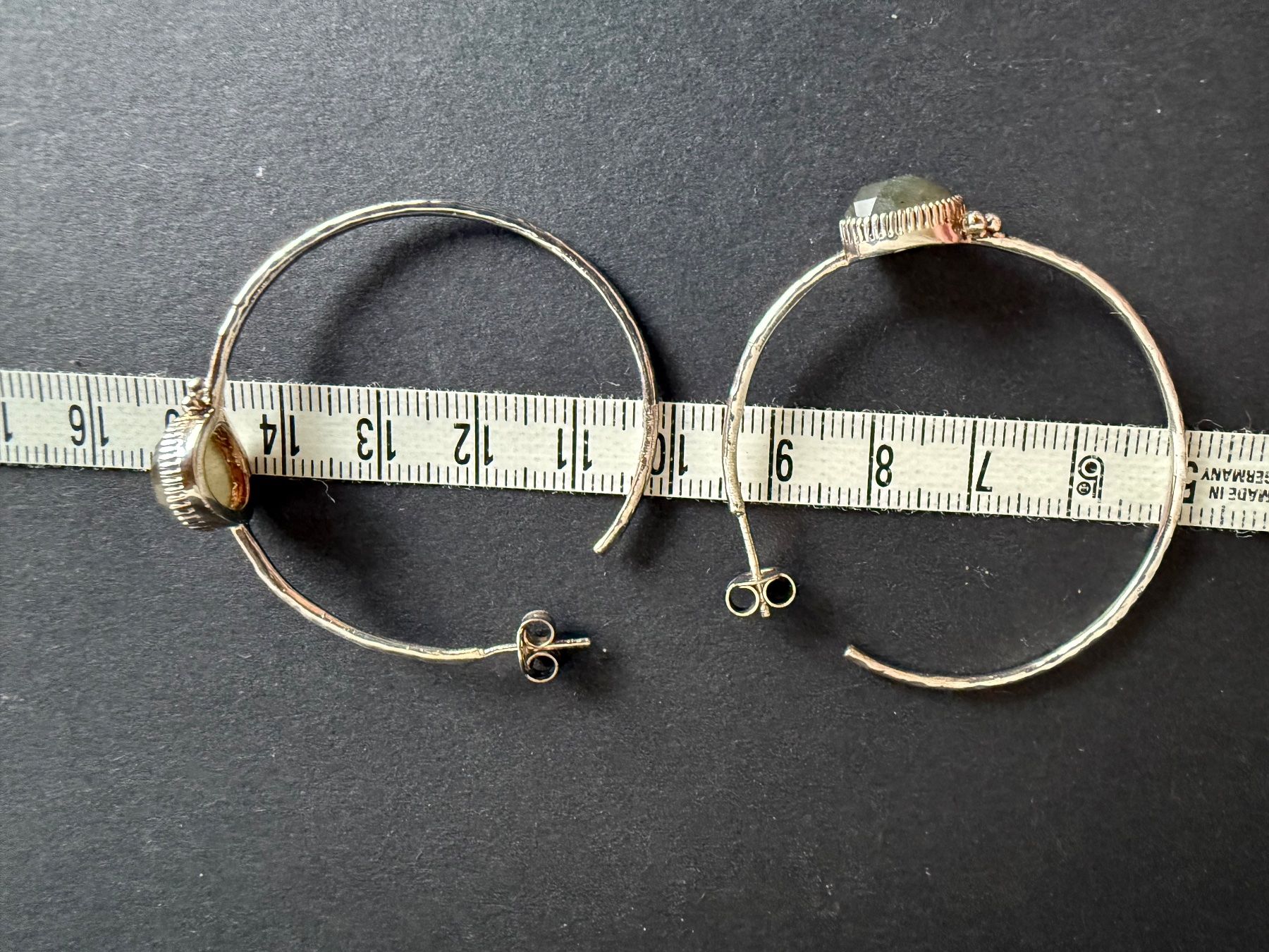 Boucles d'oreille: Silber Ohrringe mit Labradorit 925 – D'occasion à Spiegel b. Bern par Rogger72 3