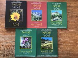 Lot 5 livres Les richesses de la nature en Valais