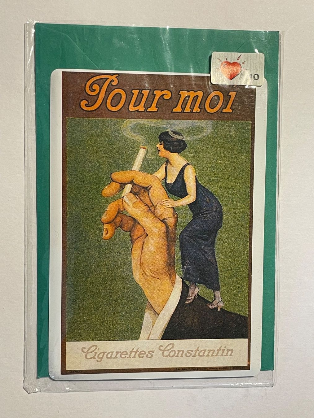 Schilder: Blechschild Cigarettes Constantin Pour moi – Neu (gemäss Beschreibung) aus Baar von bricksandmore