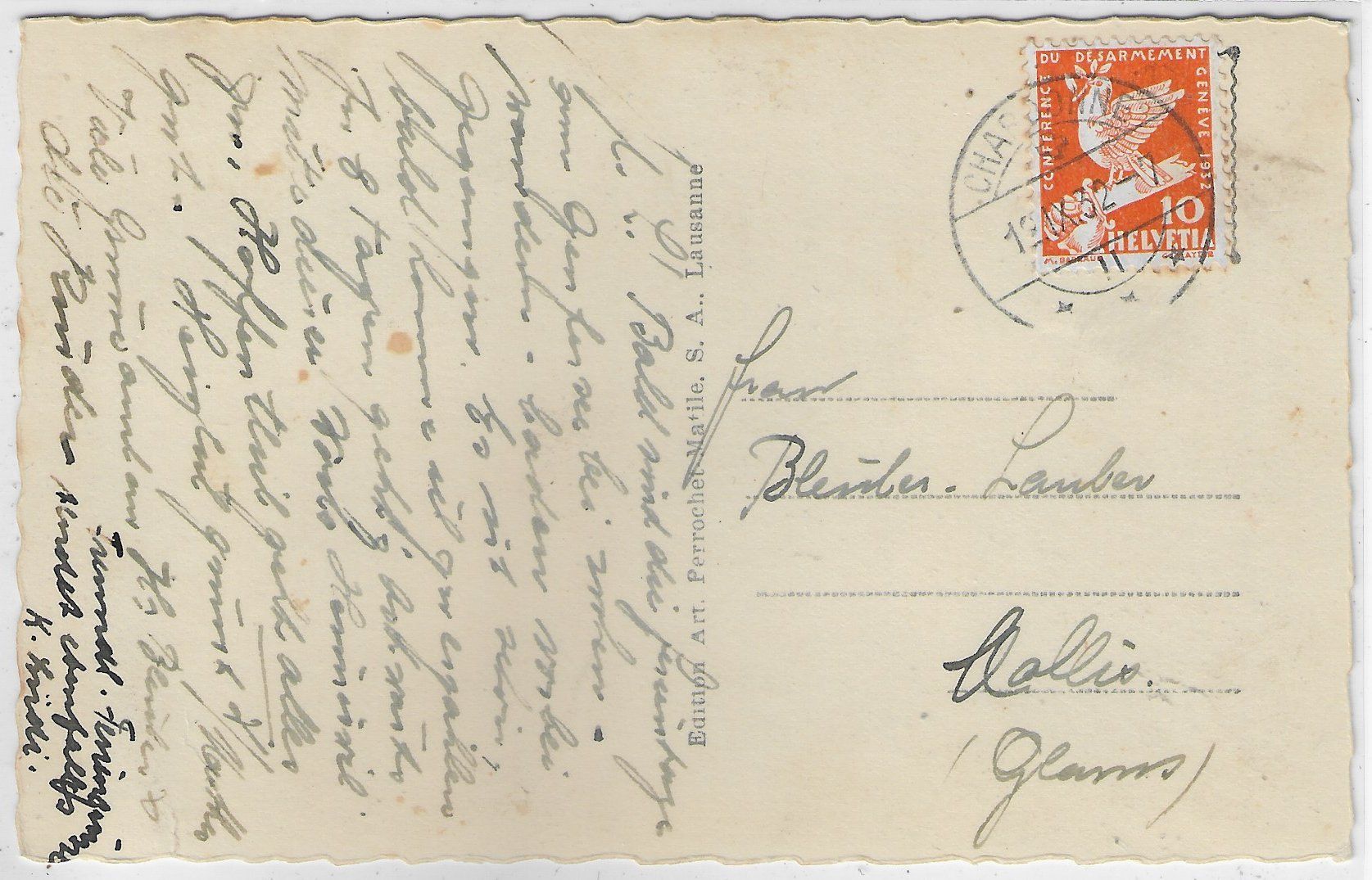 Cartes postales: Chexbres - Vue generale – D'occasion à Ettingen par Kartenplanet 1