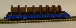 Rungenwagen mit Kabelrollen