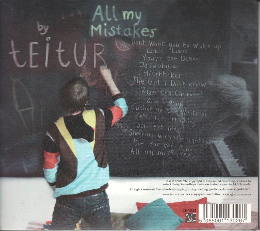 CD: Teitur - All My Mistakes (Digipack) – Usato da Uzwil venduto da visions77 1
