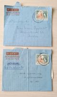 2x Aerogram Basutoland nach CH 1958/59