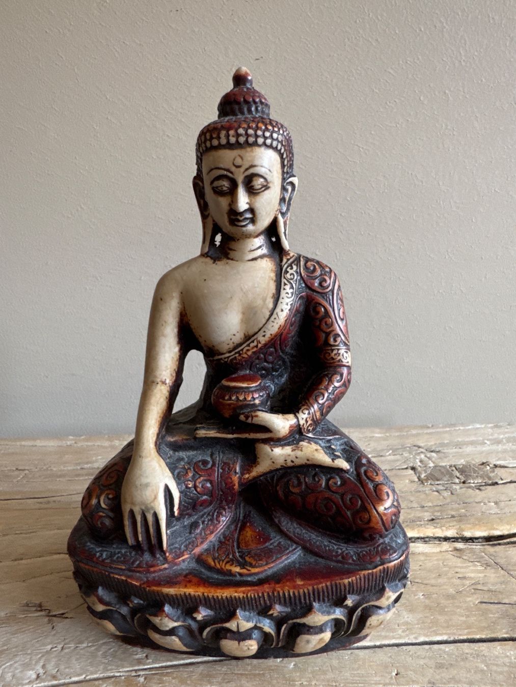Tutte le decorazioni: Buddha Figur, Deko, 17 cm, NEU – Nuovo (secondo la descrizione) da Gutenswil venduto da You09