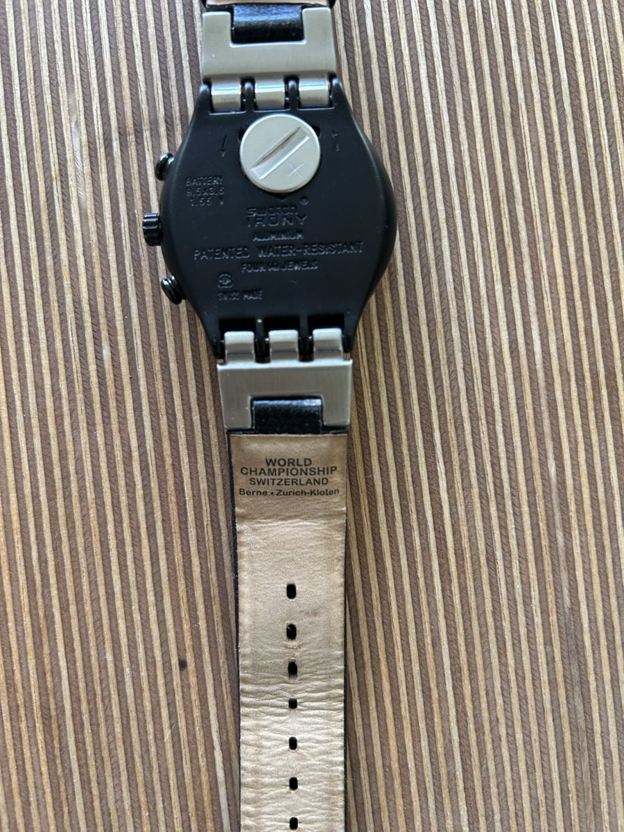 Swatch Orologi: Swatch Eishockey WM in der Schweiz 2009 – Usato da Burgdorf venduto da Outdoor5 5