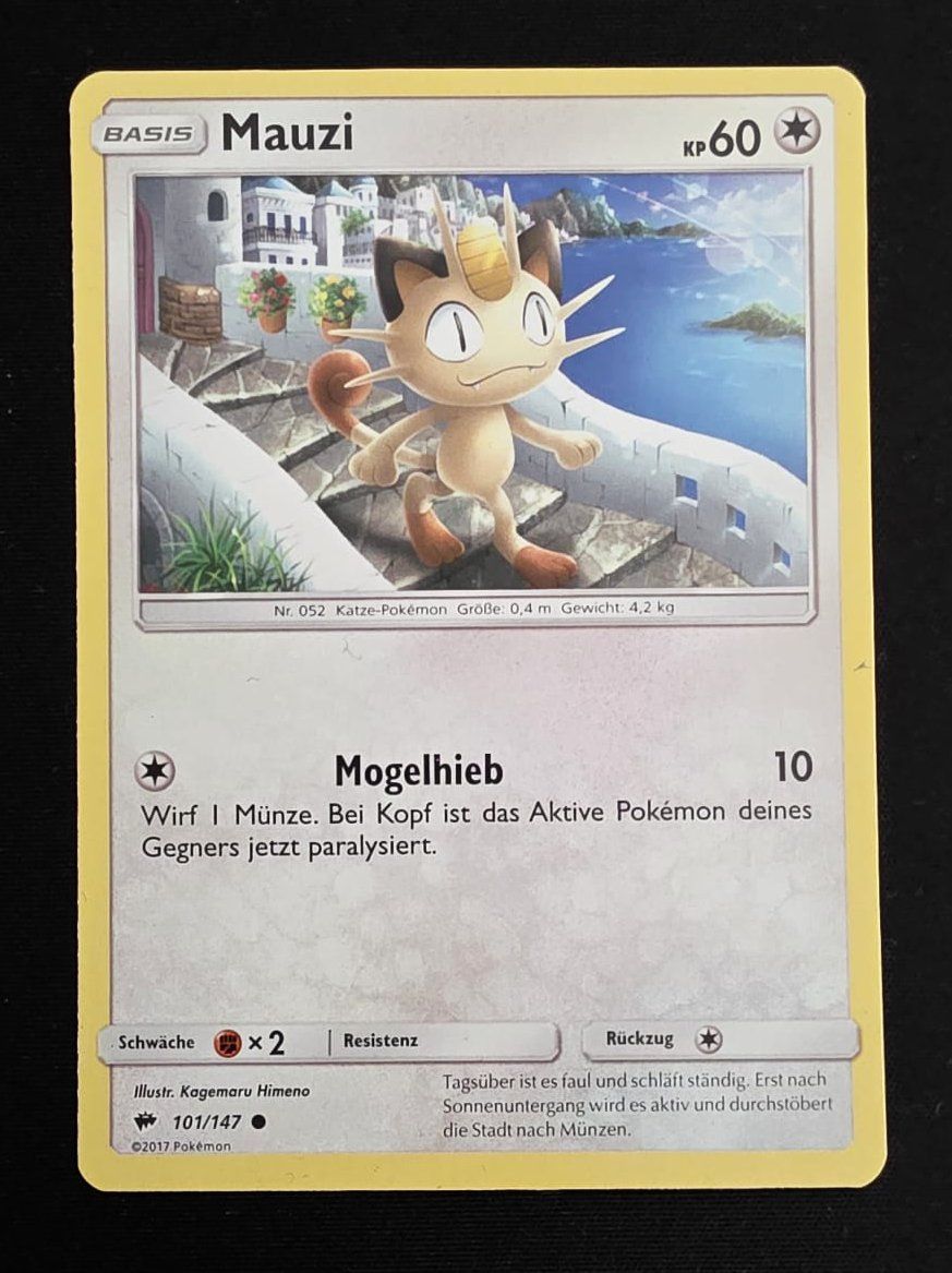 Pokémon Carte collezionabili: Mauzi 101/147- Pokemon TCG – Usato da Zürich venduto da Zetto