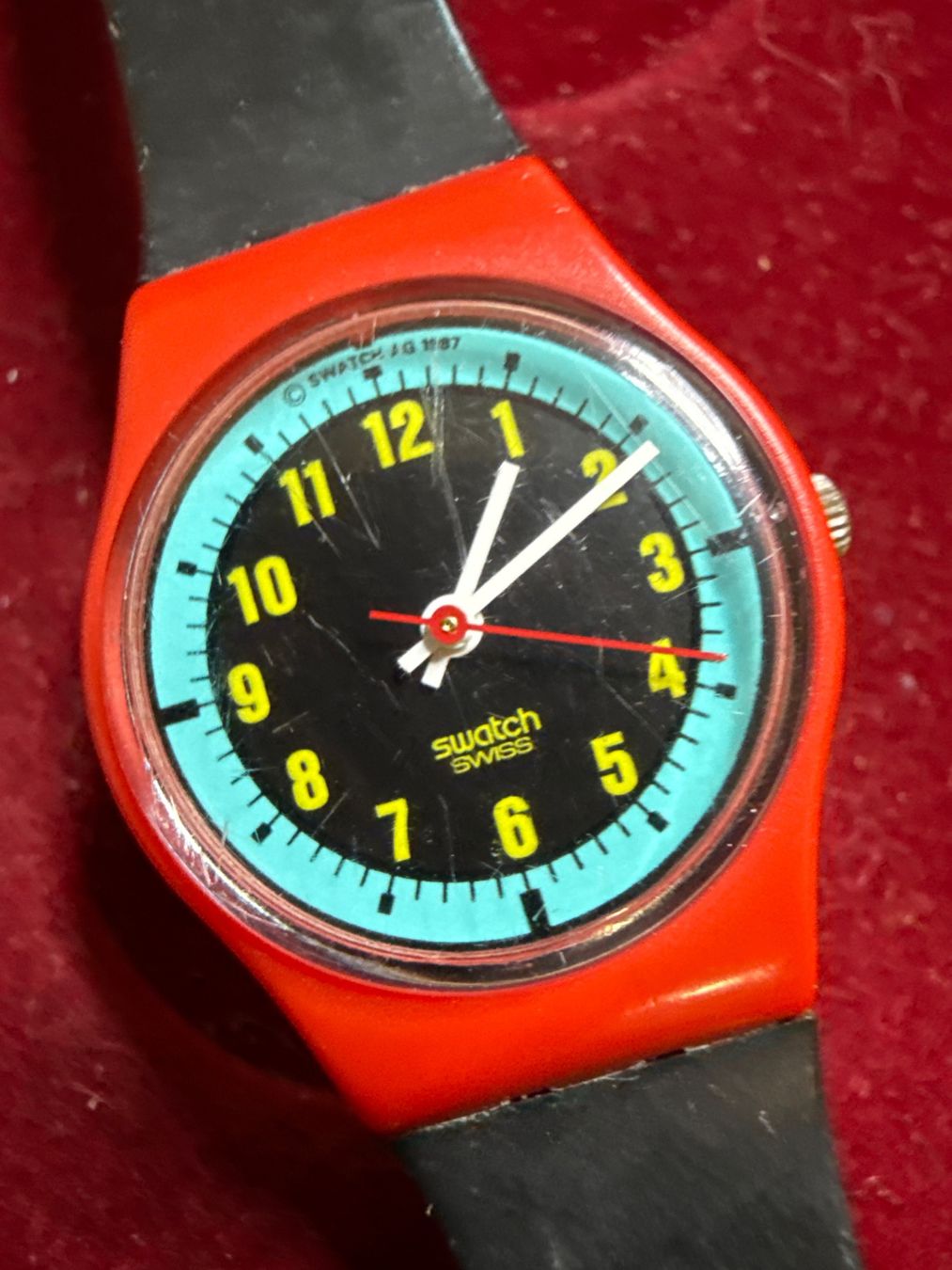 Swatch Orologi: Swatch 1987 – Usato da Pfeffingen venduto da Allhandelklgwatches