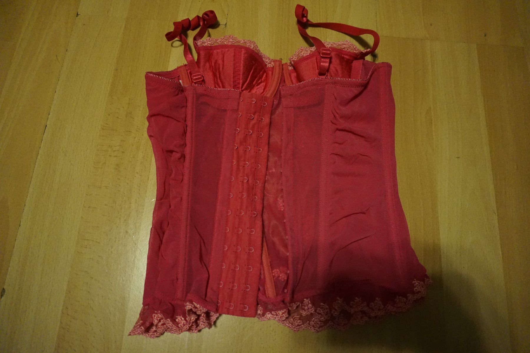 Altra biancheria intima: Corsage mit Spitze in pink Gr.XS – Usato da Zürich venduto da einalemjena 5