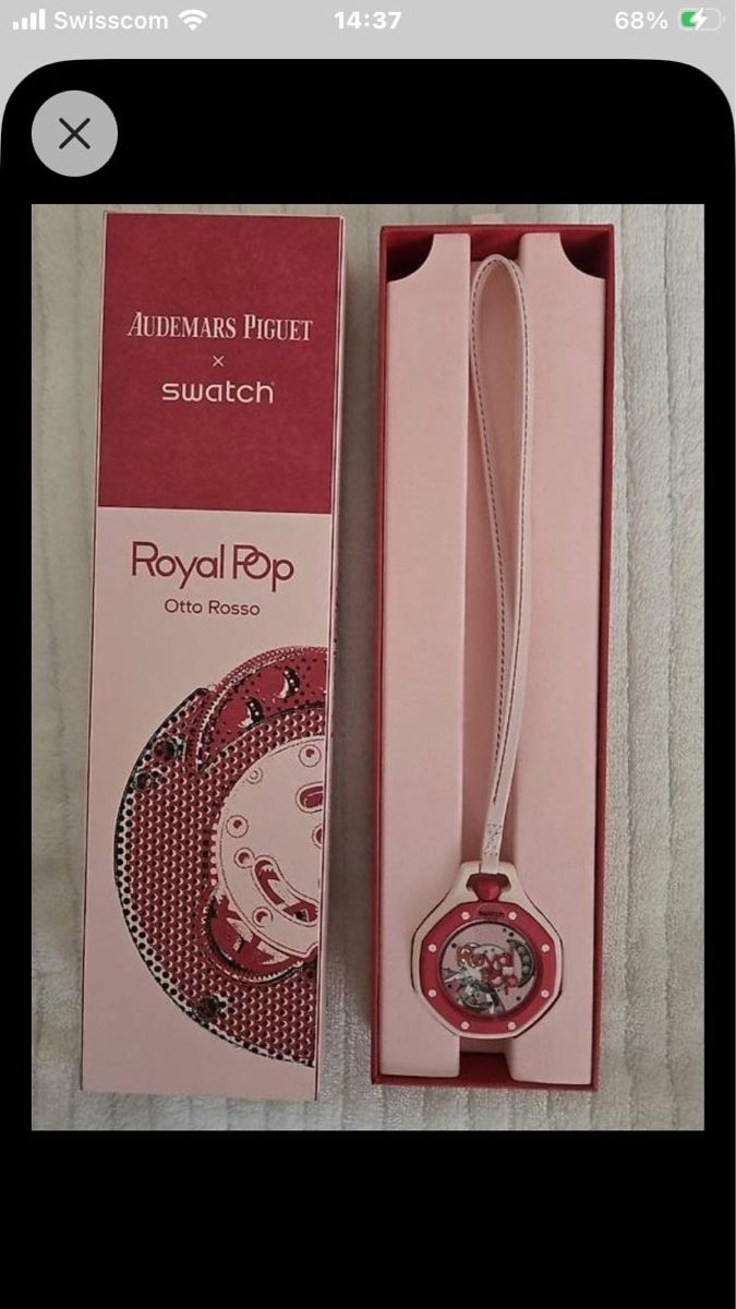 Swatch Uhren: Royal Pop Swatch Otto Rosso  – Neu und originalverpackt aus Bern von tar_hm7j