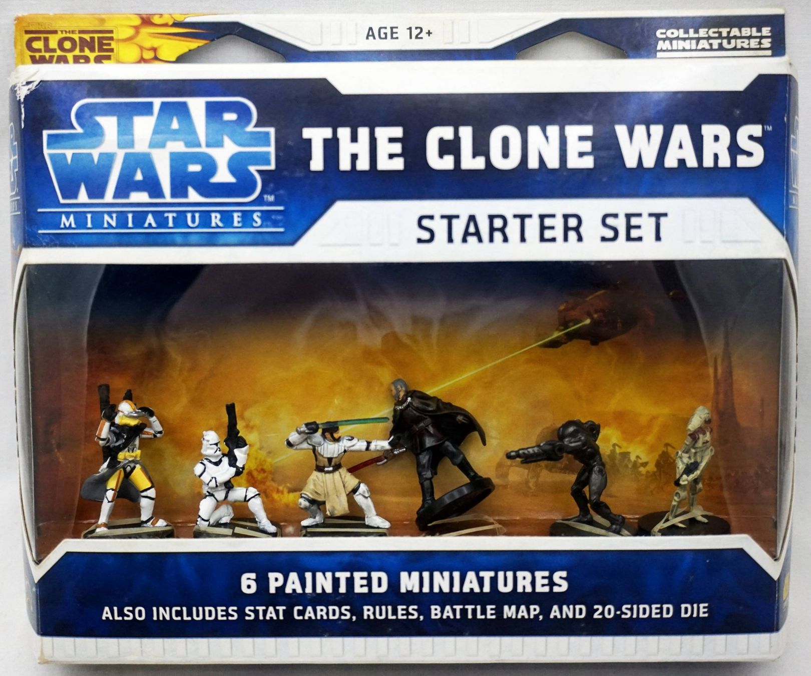 Star Wars Figuren: STAR WARS MINIATURES THE CLONE WARS STARTER SET 2008 – Neu und originalverpackt aus Lugano von YouWantUS