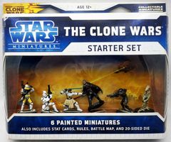 STAR WARS MINIATURES THE CLONE WARS STARTER SET 2008