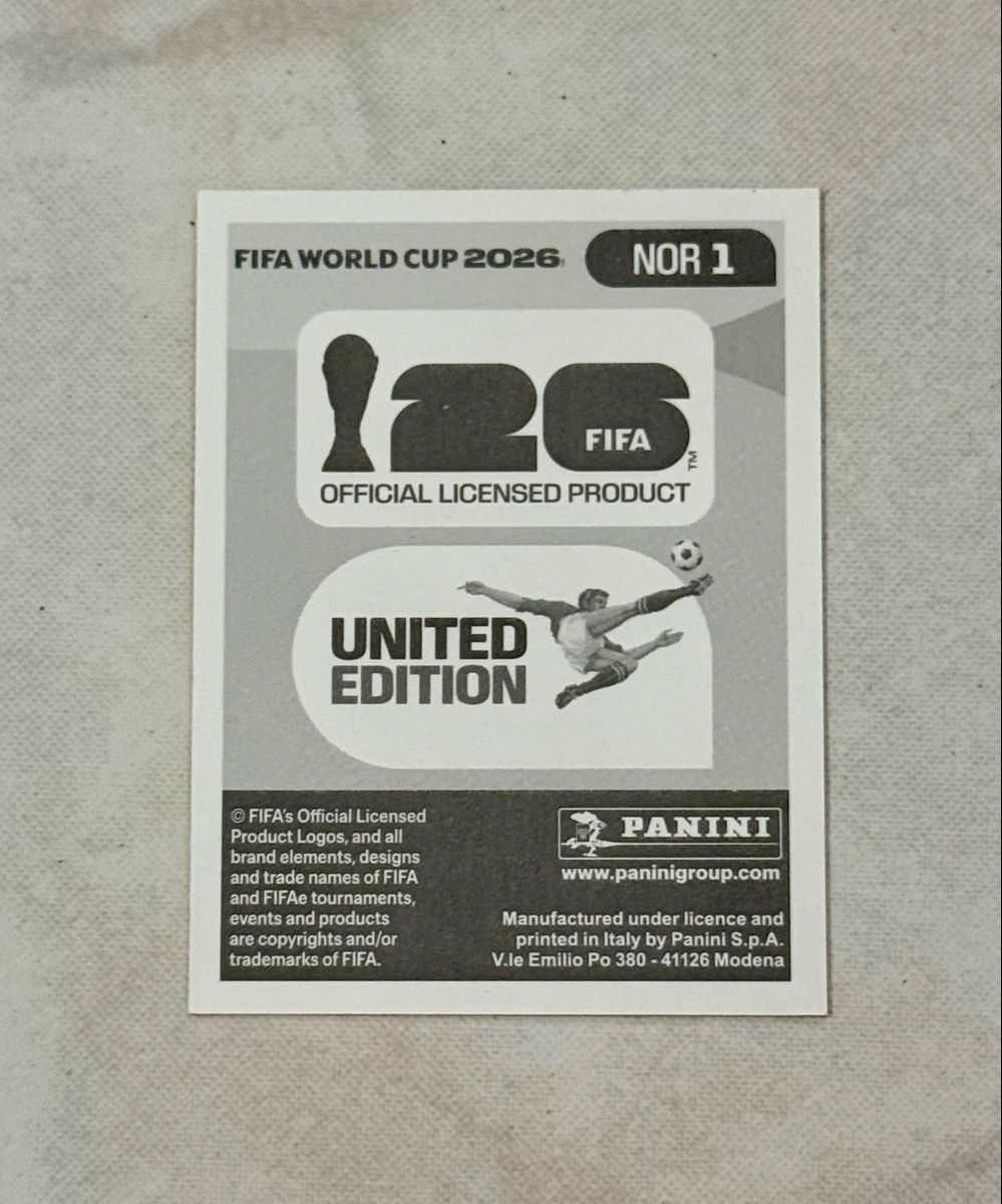 Panini Sammelbilder & Trading cards: Panini WM 2026!!! NOR 1 – Neu (gemäss Beschreibung) aus Oberentfelden von NunoLouro 1