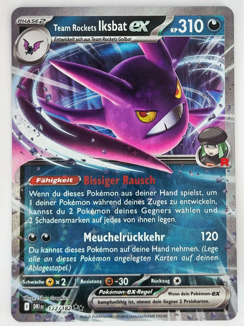 Pokémon Carte collezionabili: Team Rockets Iksbat EX / Ewige Rivalen / DRI 122 – Nuovo (secondo la descrizione) da Arni AG venduto da PokemonCardsStore