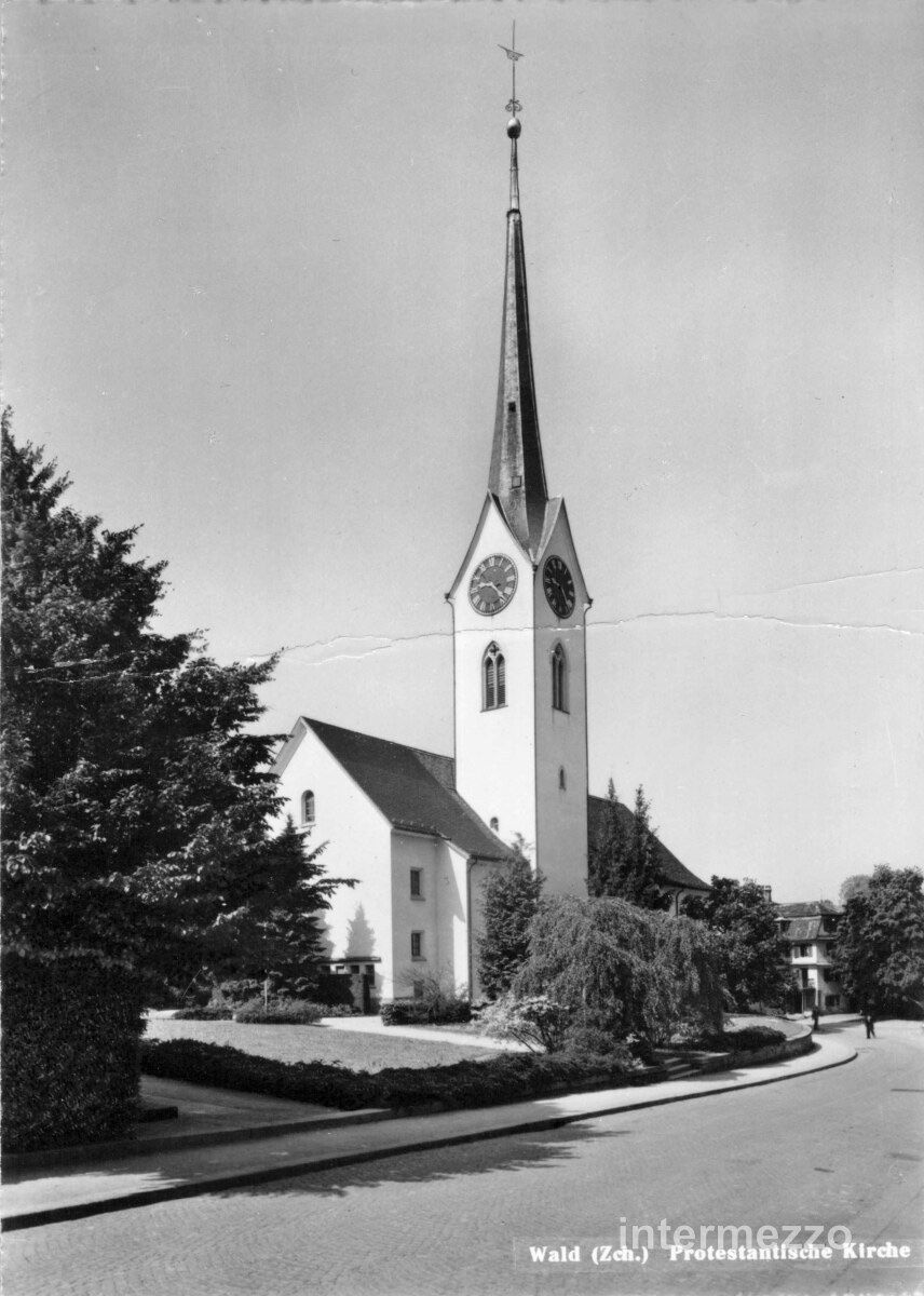 Cartoline postali: Wald ZH // Kirche // Sommer – Usato da Basel venduto da intermezzo12
